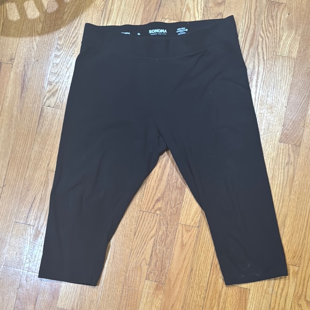 Sonoma Black Crop Leggings